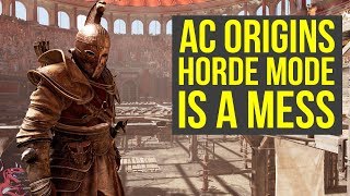 Assassins Creed Origins Horde Mode IS A BIG MESS Right Now How To Fix It AC Origins Horde Mode [upl. by Hpsoj]