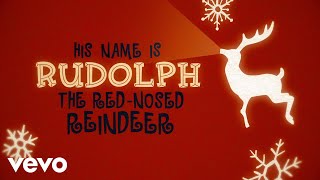 The Temptations  Rudolph The RedNosed Reindeer Lyric Video [upl. by Irallih366]