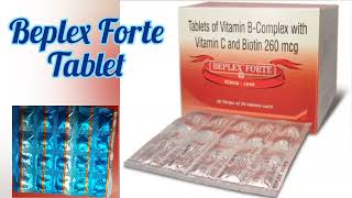 BEPLEX FORTE TabletVitamin BComplex With Vitamin C and Biotin Tablet full Review in hindi [upl. by Melborn]