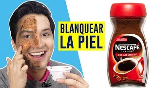 COMO ACLARAR LA PIEL CON NESCAFÉ  Mascarilla casera para blanquear la piel  AndyZaturno [upl. by Prud323]