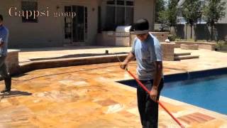 Marble Granite Travertine Cleaning and Sealing  Stone Restoration Cleaner long island NY [upl. by Heilner]