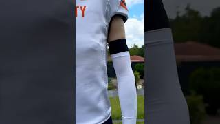 Baggy or Tight Arm Sleeves fyp foryou foryourpage football gridiron americanfootball [upl. by Lajet476]