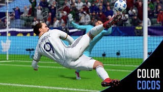 FIFA 18  ZLATAN IBRAHIMOVIC BEST GOALS LA GALAXY [upl. by Story961]