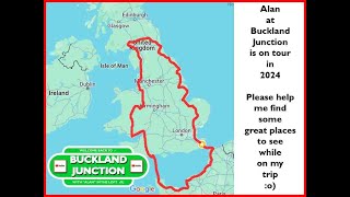 Buckland Junction 300 Planning my road trip 2024 via Northern France and around the UK Lets Go [upl. by Cardinal]