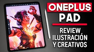 LA MEJOR TABLET CALIDAD PRECIO Review OnePlus Pad  Stylus  Ilustración Tattoo 3D y Creativos [upl. by Anilac]