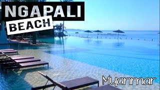 NGAPALI BEACH HILTON RESORT amp SPA  MYANMAR TRAVEL HIGHLIGHTS [upl. by Ahsatak]