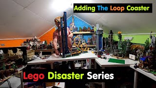 Lego XL Disaster Series  Adding The Loop Coaster  New Marvel Display [upl. by Tseng]