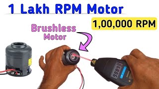 High Speed Motor 100000 RPM  350 Watts BLDL Motor [upl. by Erbma]