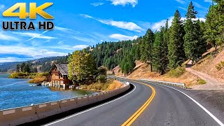 Montana Scenic Mountain Drive to Glacier National Park 4K [upl. by Dorison932]