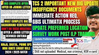 TCS OFFER amp JOINING LETTER REVOKED CRITERIA  BGC GBIS ULTIMATIX PROCESS  INSUFFICINCY WARNING MAIL [upl. by Anihsak]