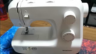 First setup Review Silver Crest sewing machine lidl  Creativemeenacom [upl. by Thanasi781]