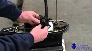 How to Replace the Water Pump on a Johnson Evinrude 85300hp Outboard [upl. by Ammadas]