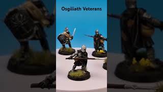 Osgiliath Veterans Gondor  painted MESBG lordoftherings middleearth warhammer gamesworkshop [upl. by Aitnecserc]