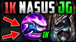 NASUS JUNGLE CANT BE STOPPED 1k Stacks 27 Minutes  League of Legends [upl. by Eissirk]