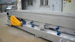 ROSTA shaker conveyor suspension and drive head [upl. by Amirak]