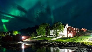 Timelapse of the aurora borealis  The amazing northern lights in Norway [upl. by Ylsew]