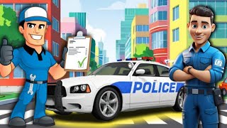 Make Police Car Cartoon🚓  Police Cartoon  Kids Cartoon  Funny Cartoon  Cartoon 2024  Animated [upl. by Val]