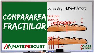 Compararea fractiilor [upl. by Muir]