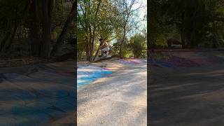 Hippie jump over WEIRD obstacles skatetricks skate skateboarding [upl. by Akcinahs]