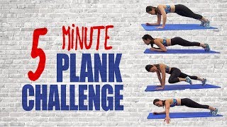 5Minute PLANK Challenge  Strong Abs amp Core  Joanna Soh [upl. by Nnylyt527]