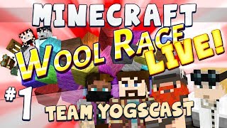 Wool Race Tangled Live Team Yogscast Part 1 [upl. by Odicalp]