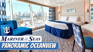 Mariner of the Seas  Spacious Panoramic Oceanview Stateroom Tour amp Review 4K  Royal Caribbean [upl. by Sidhu977]