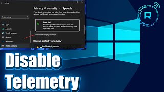 How to Disable Telemetry in Windows 11 [upl. by Kelda]