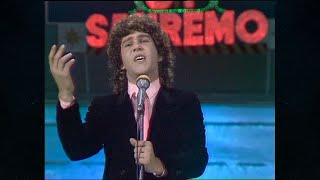 Michele Zarrillo  Su quel pianeta libero Sanremo 1981  2a serata  060281  live [upl. by Aroled]