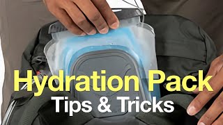 Hydration Pack  Water Bladder Tips amp Tricks [upl. by Pears]