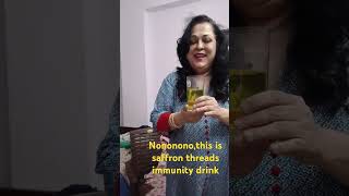 Saffron drink for immunity booster waao [upl. by Doggett]