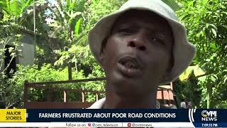 Farmers Frustrated About Poor Road Conditions  News at 7 PM  CVMTVNews [upl. by Llet]