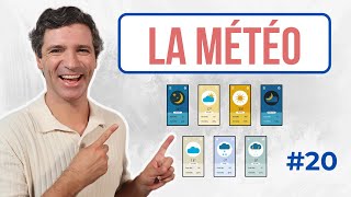 Parler de la météo  Vocabulaire français [upl. by Ecirtnahc597]