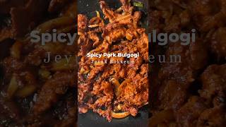 Korean Spicy Pork Bulgogi  20Min Recipe easyrecipe food dinner spicy [upl. by Naus]