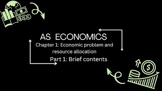 AS Economics  Basic Economic Problem and resource allocation  Part 1 [upl. by Ednil825]