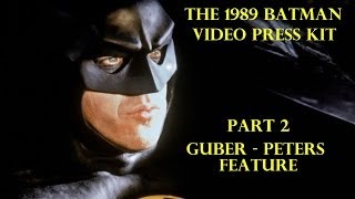 1989 Batman Guber Peters Feature Video Press Kit Part 2 1989Batmanmoviecom RARE Making Of [upl. by Gee360]