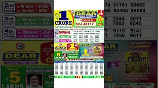 DEAR LOTTERY SAMBAD MORNING 1 PM RESULT TODAY LIVE DRAW ON 03102024 NAGALAND [upl. by Fletch]