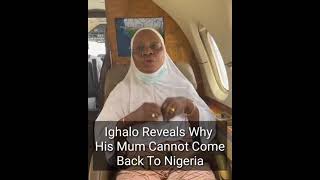 Footballer Odion Ighalo Reveals Why His Mum May Not Come Back To Nigeria [upl. by Ellerol]