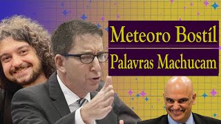 METEORO BOSTÍL  PALAVRAS MACHUCAM  MONARK E GLEN GREENWALD VS XANDÃO [upl. by Felicidad]