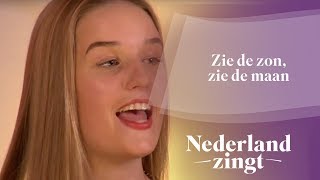 Zie de zon zie de maan  Nederland Zingt [upl. by Caryn]