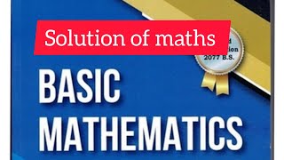 solution of application of derivative class 11 maths  class 11 basic maths  solution of maths 11 [upl. by Eetnahc178]