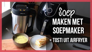 Soep maken met Soepmaker  Makkelijk Snel en Vers Binnen 15 minuten [upl. by Yremogtnom]