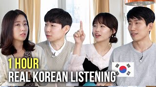 1 HOUR Natural Korean Conversation 🇰🇷  Listening Practice KORENG SUB [upl. by Andriette]