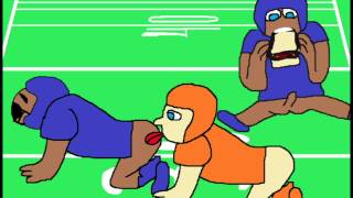 Super Bowl XLVIII VERY OFFENSIVE CARTOON with Cricket Man [upl. by Aerdnua]