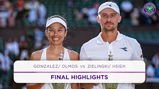 Thrilling Mixed Doubles  Gonzalez Olmos vs Zielinski Hsieh  Final  Highlights  Wimbledon 2024 [upl. by Limber]