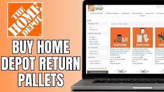 How To Buy Home Depot Return Pallets [upl. by Nairred]