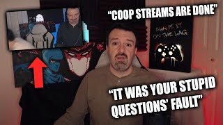 DSP Blames the Viewers for Scaring Away Kat amp Says the Coop Streams Are Done for a While [upl. by Nnaerb169]