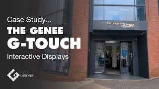 GTouch Interactive Displays a Case Study at the University of Law [upl. by Ruscio584]