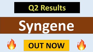 Syngene Q2 results 2024  Syngene International share latest news  Syngene Q2 Results today [upl. by Nash]