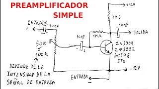 05Preamplificador simple de propositos generales [upl. by Yhtir]