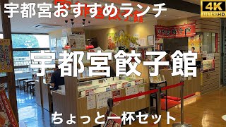 宇都宮餃子館 パセオ店 20247 ちょっと一杯セット 1450円。 [upl. by Marijn236]